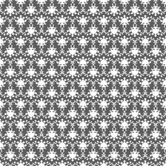 Abstract classical monochrome seamless pattern. Gray and white colors. Vector vintage illustration for invitation, web, textile, wallpaper, wrapping paper