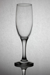 Obraz premium still life with glasses on dark gray background