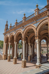 Plaza de España Sevilla in Spain