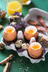Oeuf à la Coque pour un Brunch de Pâques
