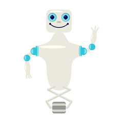 Cartoon Cute chat bot