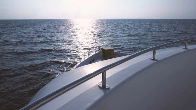 Vacations on luxury yacht