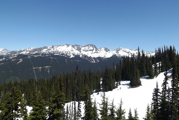 Snowy Canadian Mountains