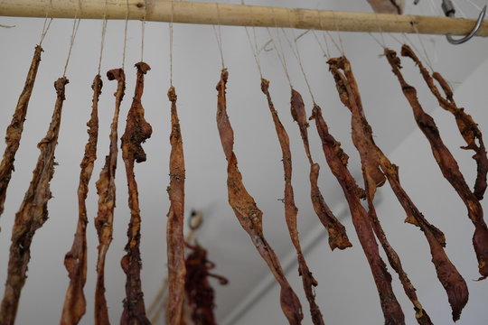dried pork casings tipical in molise