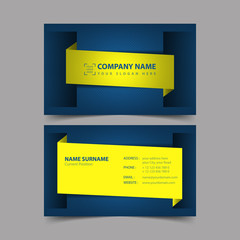 Business Card Design Template.