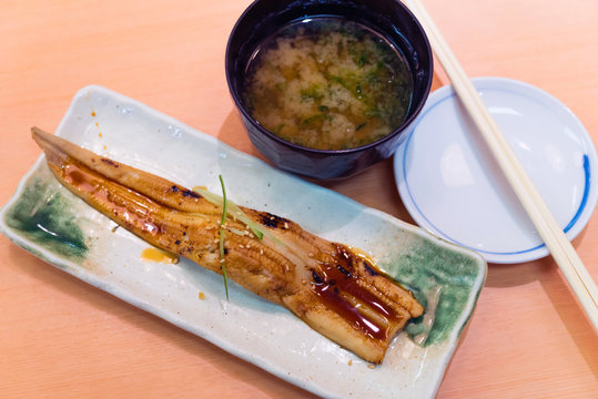 Japanese Eel broiled with soy sauces