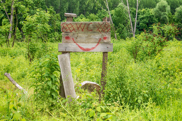 Fototapeta premium funny wc in nature