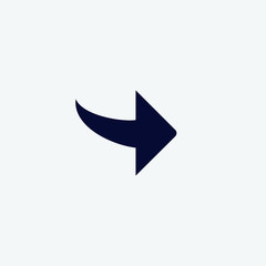 Arrow icon, Vector illustration
