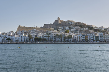 Ibiza, view of Eivissa old town
