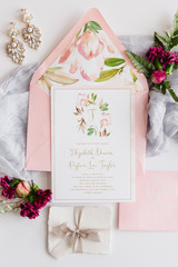 Pastel Wedding Invitations