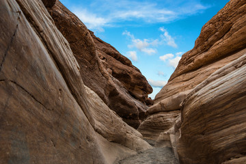 dernier rayon de soleil dans le canyon
