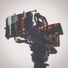 Professional Film Camera Silhouette - 189516542