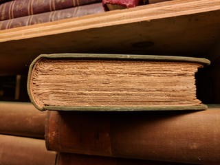 antique book close up