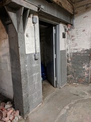 Basement Doorway and brick