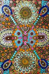 abstract patterns on ceramics