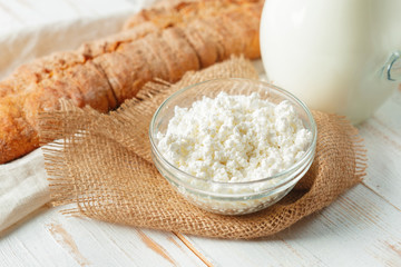 cheese on wooden table