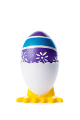 easter eggs isolated on white