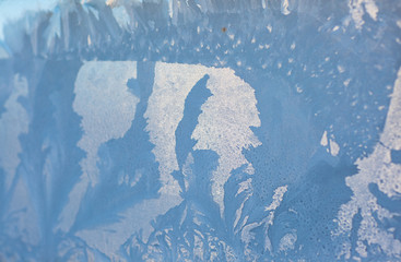 frost on the glass