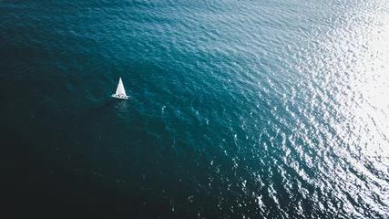 Fotobehang sailing in the mediterranean © nineteenpixels