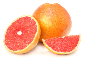 Naklejka na ściany i meble healthy food. grapefruit isolated on white background