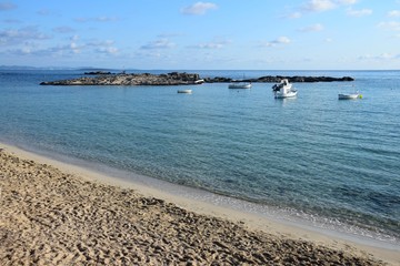 Strand von Es Pujols auf Formentera