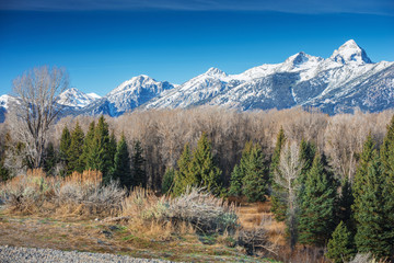 Fototapeta na wymiar Grand Teton National Park, Wyoming, United States of America. 