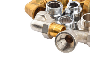 Set of plumbing fitting