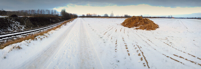 droga przez pola zimą   © robert6666