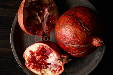 Pomegranate and pomegranate seeds