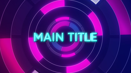 Blinking Ring Lights Title