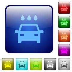 Car wash color square buttons