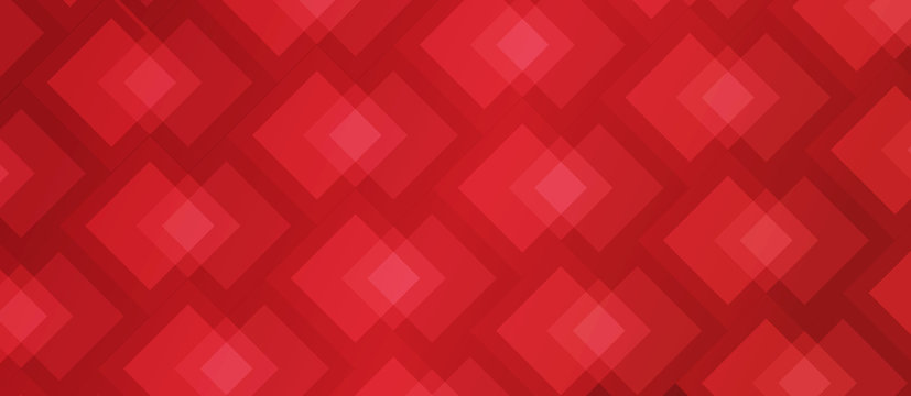 Red Modern Pattern Banner