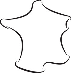 Silhouette de la France 