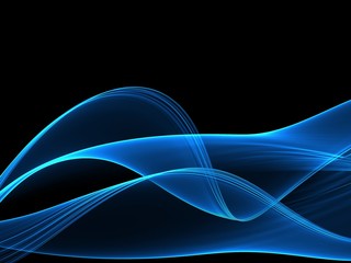     Abstract blue waves modern background 
