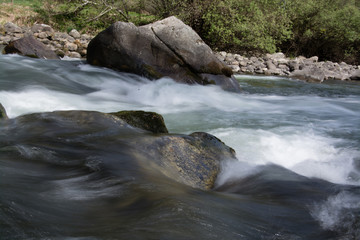 Fluss Noce in Südtirol, Italien