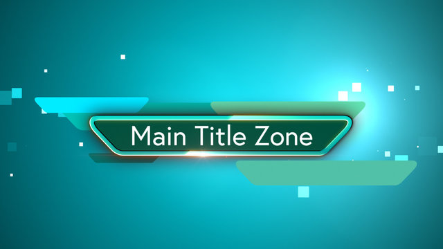 Corporate Teal Title