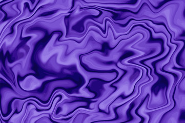 Fototapeta na wymiar Trendy violet digital marbling. Abstract colorful backdrop. Liquid paint abstraction.