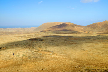 Volcans on the Canary Island Fuerteventura, Spain.