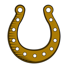 Golden horseshoe icon