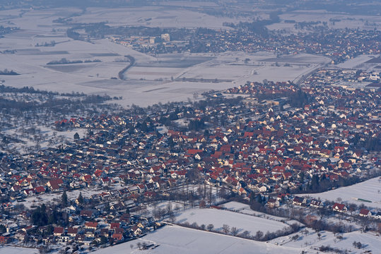 Bissingen an der Teck im Winter