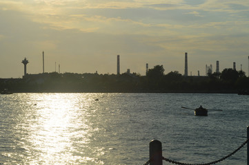 paisaje de atardecer