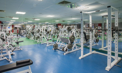 Fototapeta na wymiar Sport gym interior