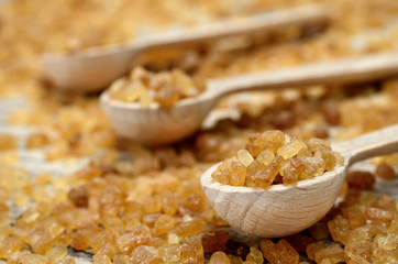 brown sugar on table