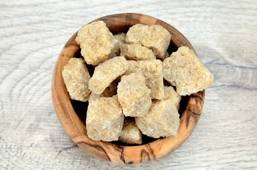 brown sugar on table