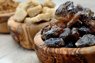 brown sugar on table