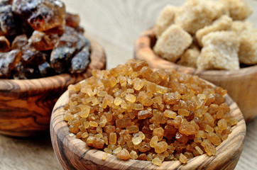 brown sugar on table