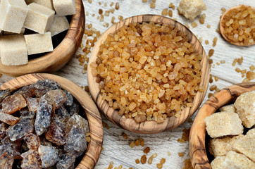 brown sugar on table