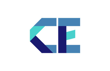 CE Ribbon Letter Logo