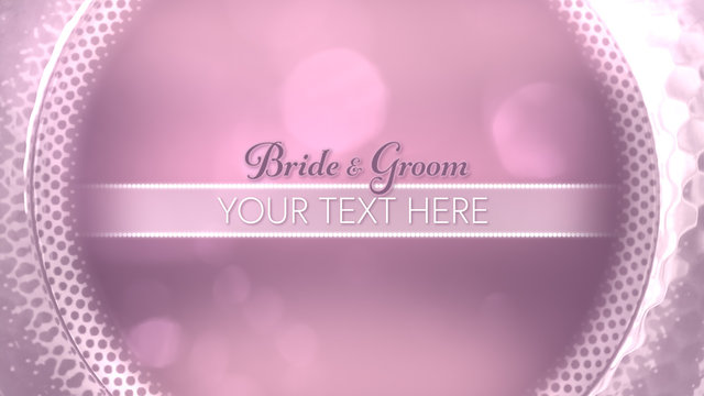 Glassy Pink Rotating Title