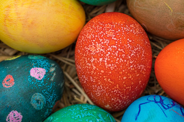 Easter Eggs in a Nest
